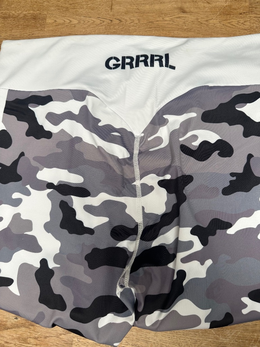 GRRRL Clothing size Sam (XXL) Black and White leggings plus size gym leggings
